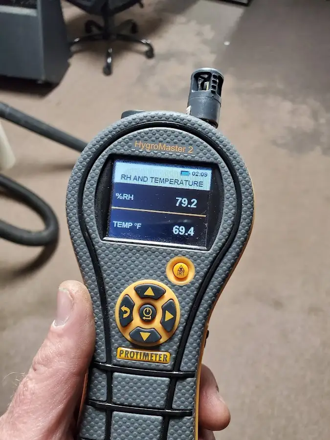 Moisture meter humidity assessment for Fire & Smoke Damage Restoration in Southlake